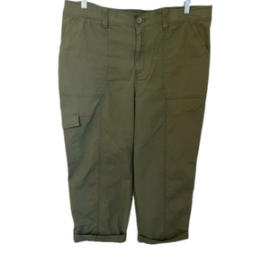 Chico's Olive Green Cargo Pants
